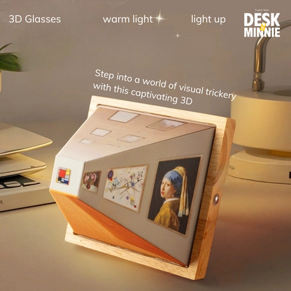 3D Glasses-Free Gallery Optical Illusion Wall Lamp & Night Light