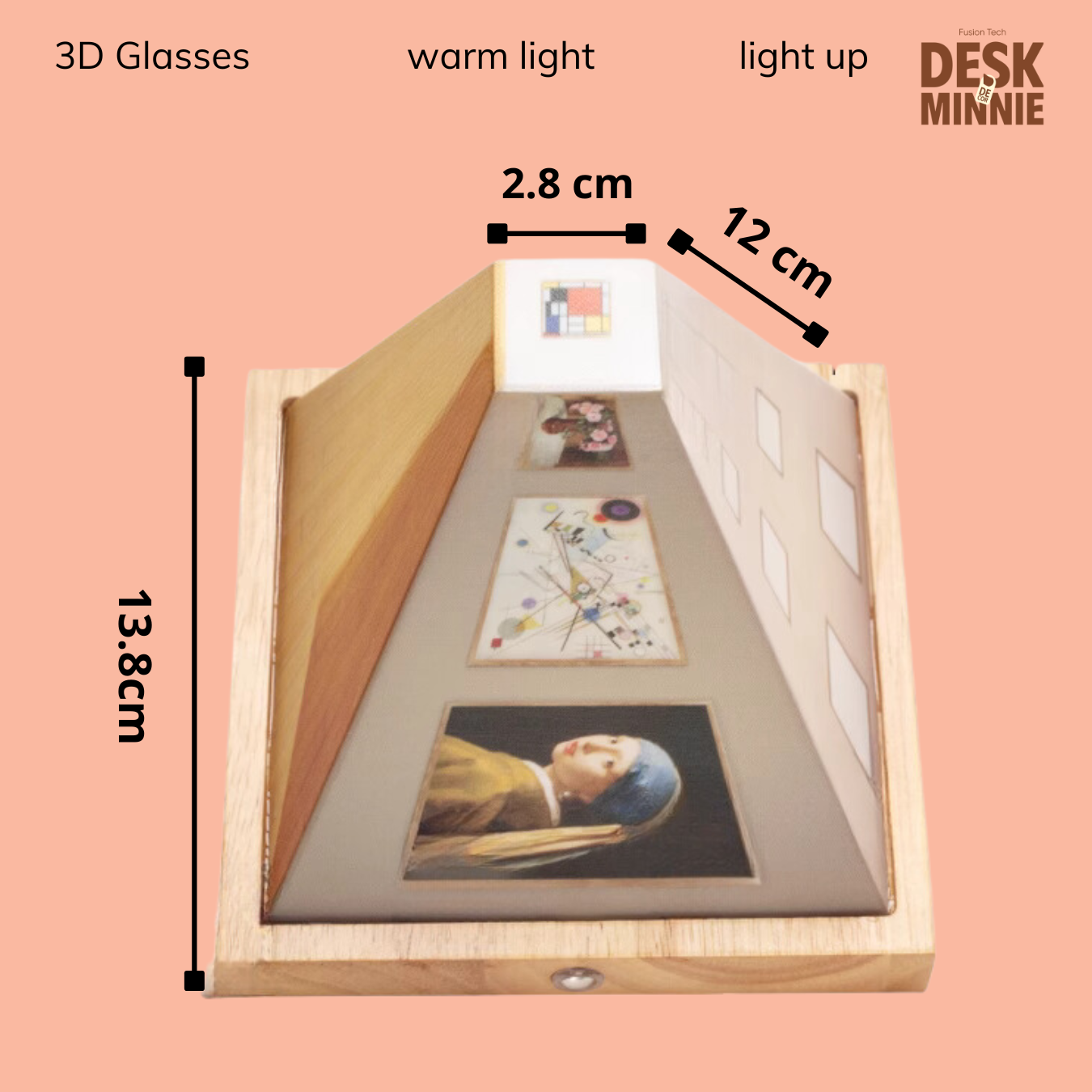 3D Glasses-Free Gallery Optical Illusion Wall Lamp & Night Light