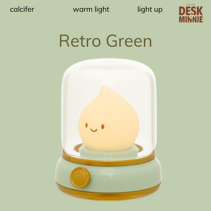 CALCIFER NIGHT LIGHT | Cute USB LED Night Light Lamp for Bedroom | Best Decorative Accessories | MINNIE DESK